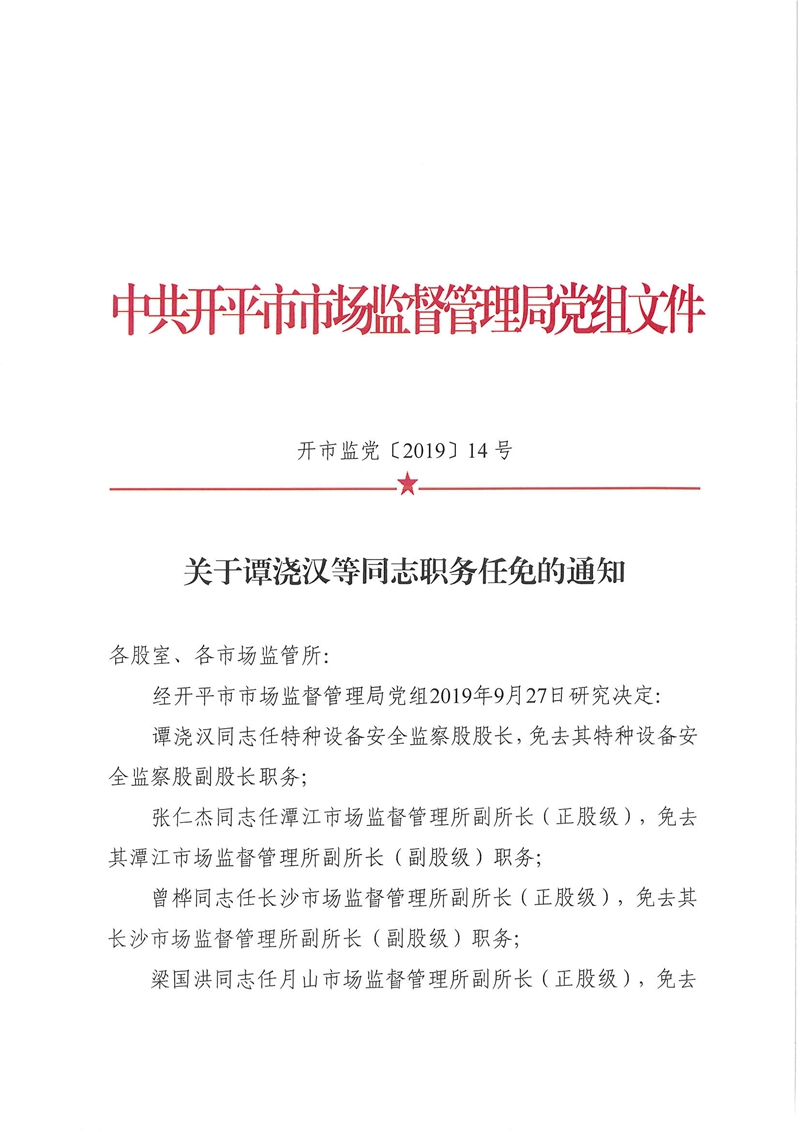 開市監黨〔2019〕14號關于譚澆漢等同志職務任免的通知_001.jpg