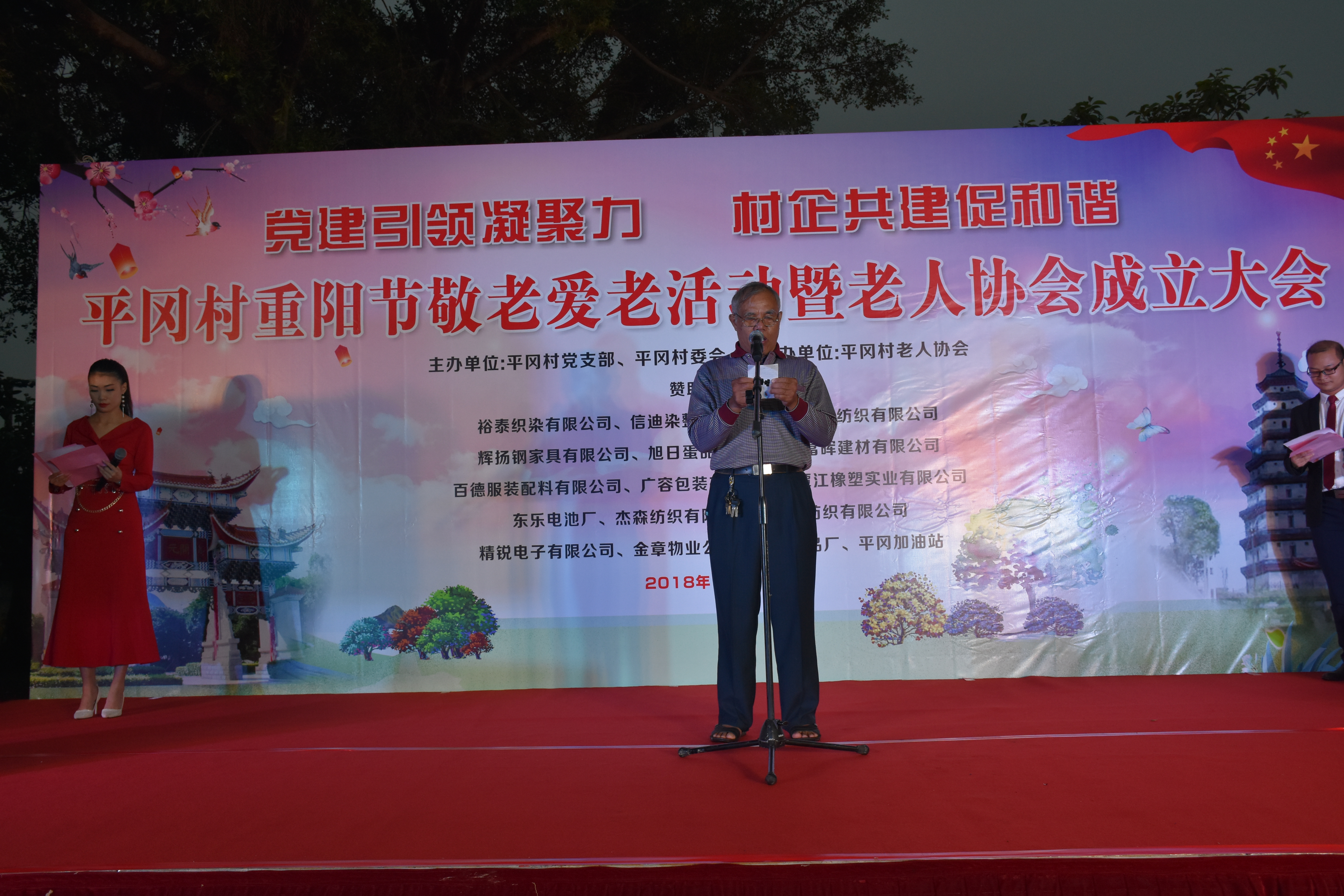 老年人協會會長吳玉瑚作了表態發言.JPG
